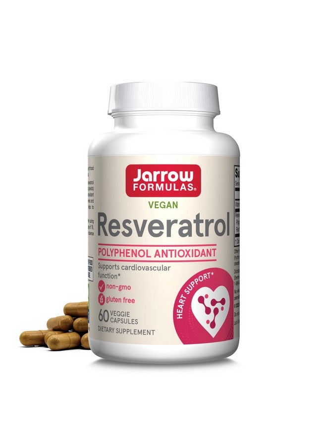جارو فورملاز جارو فورميولا ريسفيراترول 100 مجم، مكمل غذائي، مضاد للأكسدة لدعم وظائف القلب والأوعية الدموية، 60 كبسولة نباتية، إمداد لمدة 60 يومًا - Image 1