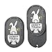 HIDEDC Desperate Rabbit Fidget Slider Aluminum Alloy Version Lightweight Portable EDC Metal Fidget Toys Adults ADHD Tools Executive Desk Toy for Keep Focus Anxiety Relief Black - Image 2