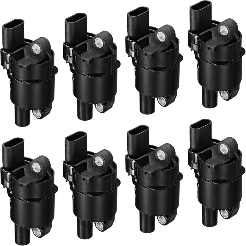 BDFHYK Ignition Coils Pack Set of 8 for Buick, Cadillac, Chevrolet, GMC, Hummer V8 Engines - Image 1