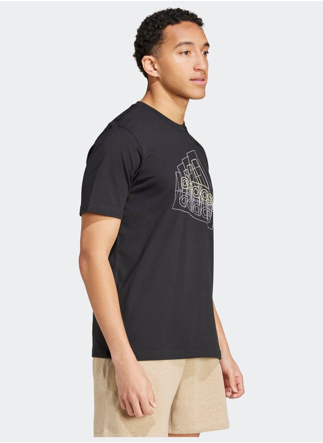 Adidas Tech Badge Of Sport Graphic T-Shirt  - Image 4