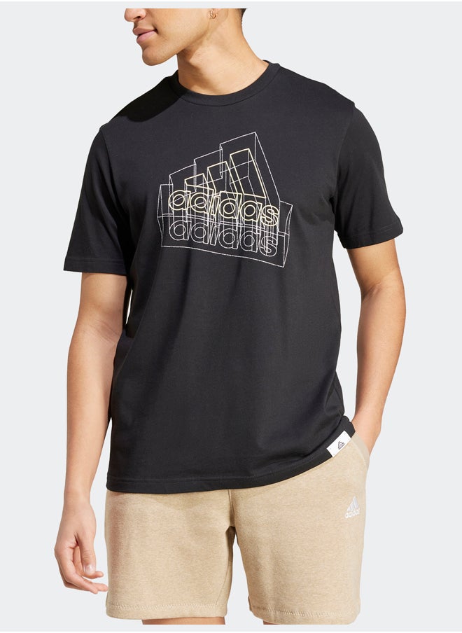 Adidas Tech Badge Of Sport Graphic T-Shirt  - Image 2