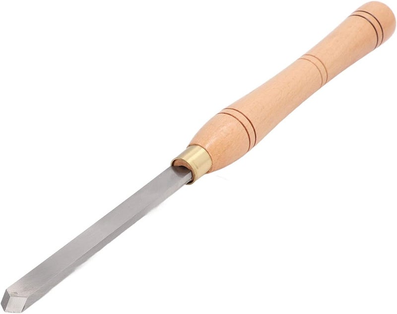 Wood Lathe Turning Tool HSS Lathe Chisel Tool Ergonomic Beech Handle Oblique Turning Chisel - Image 4
