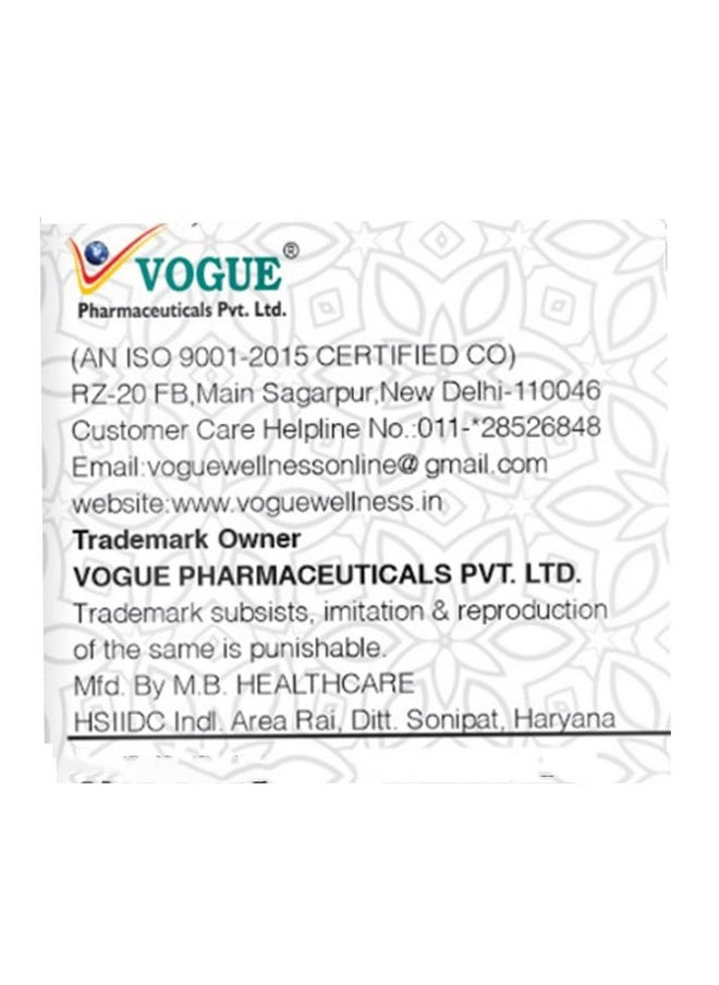 Vogue - Wellness Nano Curcumin Tablets Support In Healthy Joint & Pain Free Mobility (60 Tablets) - Image 1