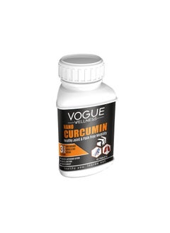 Wellness Nano Curcumin Tablets Support In Healthy Joint & Pain Free Mobility (60 Tablets)