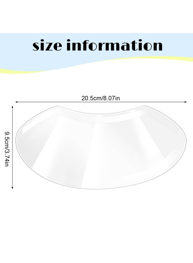 50 Pcs Shower Face Eye Protector, Plastic Eye Shield Face Eye Protector for Microblading, Protective Clear Face Visor Shield for Permanent Makeup Eyelash Extensions Eyes Cataract Haircut - Image 2