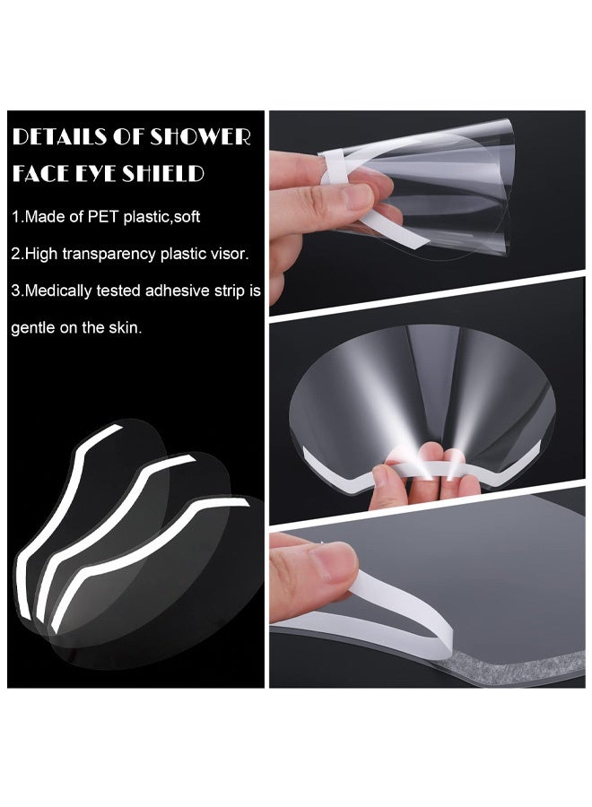 50 Pcs Shower Face Eye Protector, Plastic Eye Shield Face Eye Protector for Microblading, Protective Clear Face Visor Shield for Permanent Makeup Eyelash Extensions Eyes Cataract Haircut - Image 4