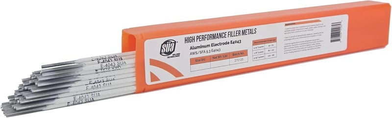 Sa - Aluminum E4043 Stick Electrode Rod 3/32" x 14" - (0.5 Lb = 26 Rods) - Image 1