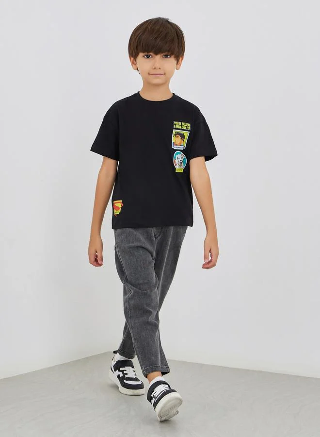 Styli Styli Graphic Print Short Sleeve T-Shirt