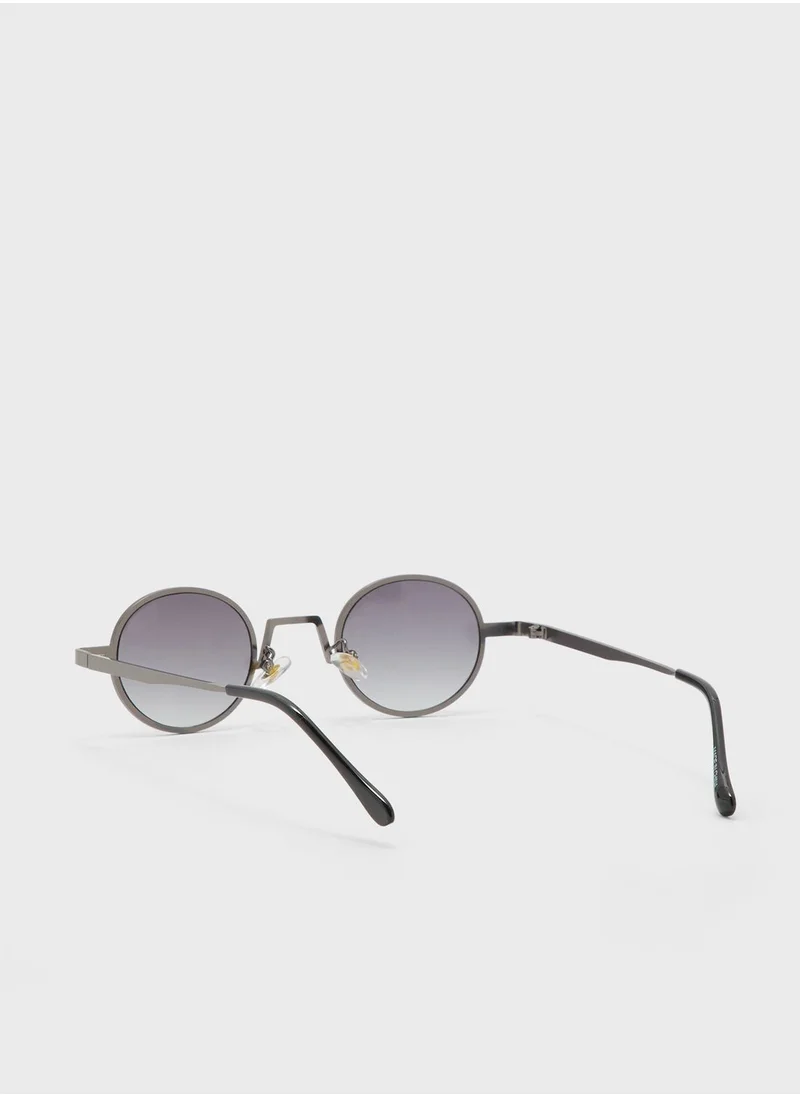 سفنتي فايف Mini Oval Retro Sunglasses