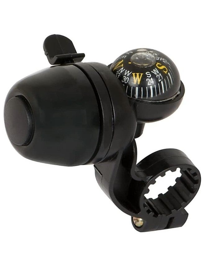 PANCIKAA Bicycle Navigation Bike Compass Direction identifier Handlebar Bell (Black) - Image 3