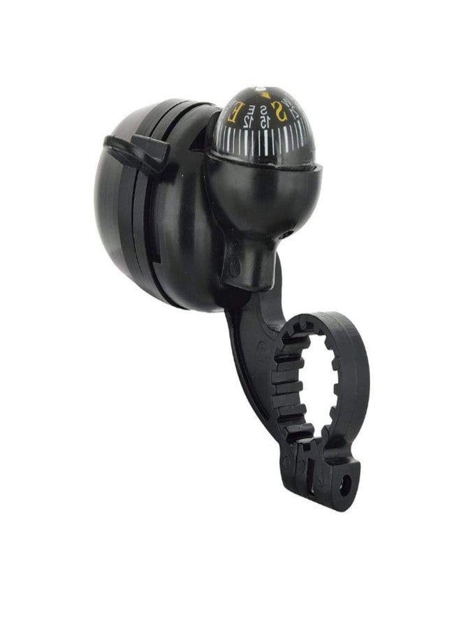 PANCIKAA Bicycle Navigation Bike Compass Direction identifier Handlebar Bell (Black) - Image 1