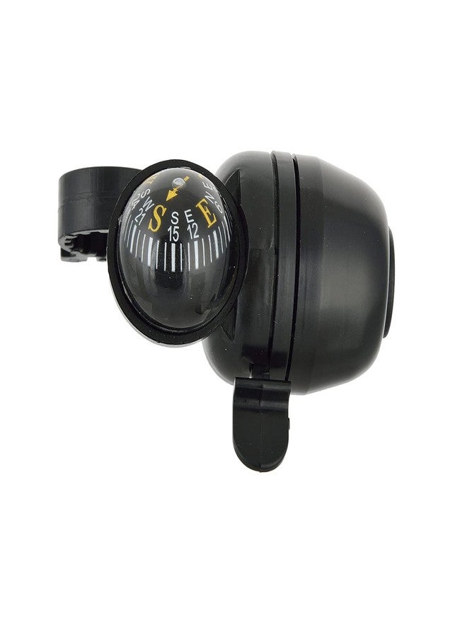 PANCIKAA Bicycle Navigation Bike Compass Direction identifier Handlebar Bell (Black) - Image 4
