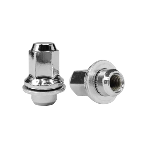 Mysttoo 4PCS M12x1.5 Chrome Wheel Lug Stud Nut Set Compatible with Jaguar S-Type X-Type F-Type XE XF XFR XJ XJ8 XJR XK XKR Vanden Plas C2C35294 C2C35294010 - Image 2