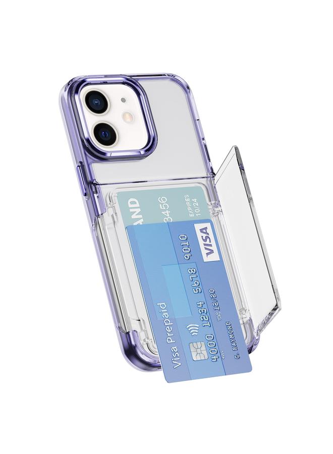 The Bros Phone Case For iPhone 12 Card Holder Acrylic Hybrid TPU Phone Phone Case  - Image 1