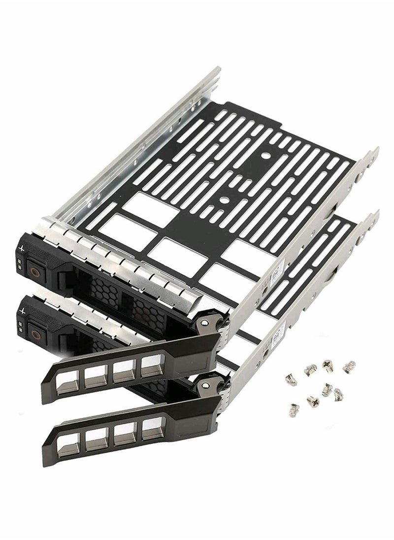 KASTWAVE - Drive Bay, Server Hard Drive Bay, Hard Drive Tray Caddy, for Dell Poweredge Series 11/12/13 Generation Models 3.5"", SAS/SATA HDD Caddy Bracket, 2 Pcs - Image 1