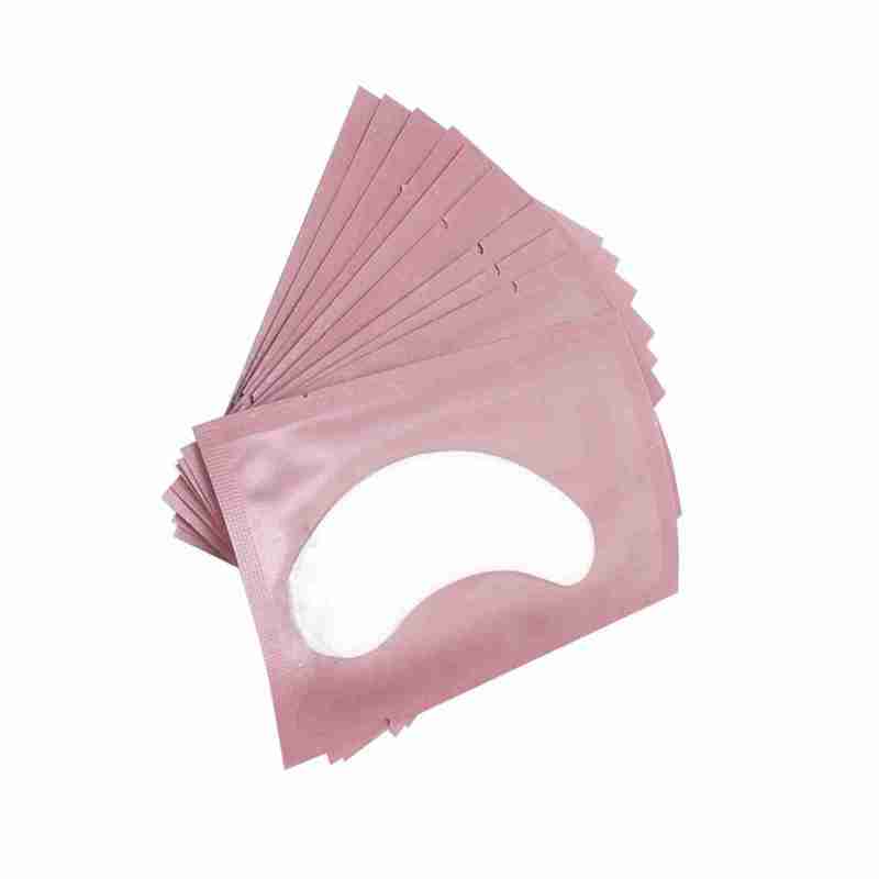 50pcs Eyelash Grafting Isolation Pad Makeup Eyelash Extension Patch Sticker (Pink) - Image 3