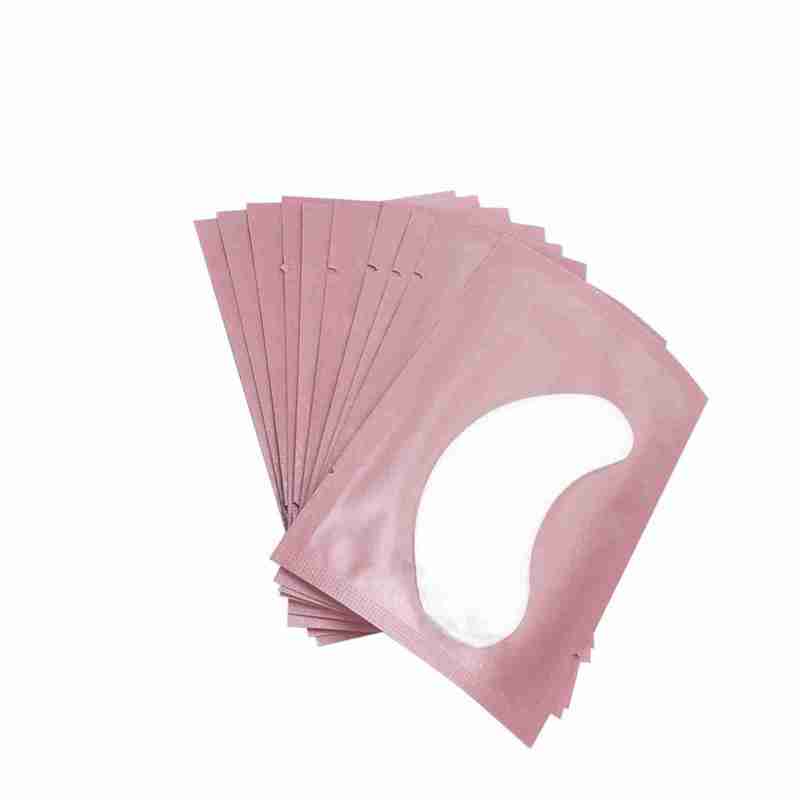 50pcs Eyelash Grafting Isolation Pad Makeup Eyelash Extension Patch Sticker (Pink) - Image 4