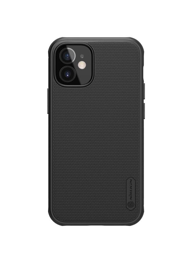 Nillkin Cover Compatible With Apple Iphone 12 Mini (5.4 Inch) Case Super Frosted Shield Hard Phone Cover [ Slim Fit ] [ Designed Case For Iphone 12 Mini (5.4 Inch) ] Black 