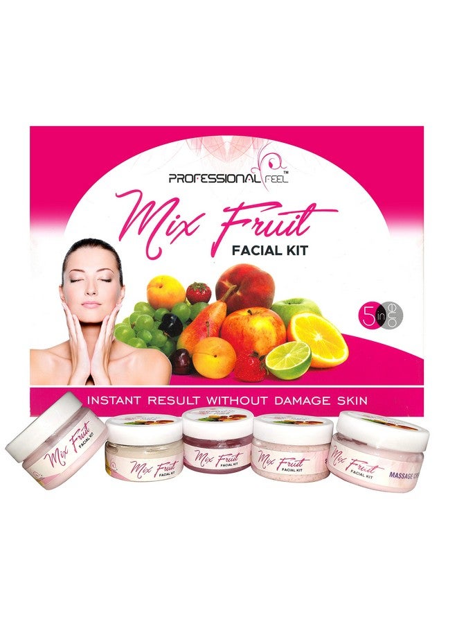 Professional Feel Mix Fruit Facial Kit (Set of 5) 250 Gm - Image 1