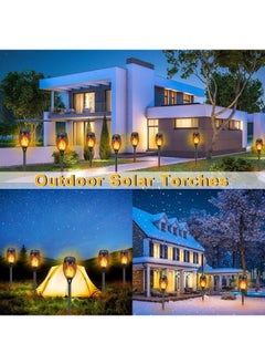 Y&D Outdoor Induction Courtyard Decoration Solar Flame Floor Lawn Lamp  - Image 5