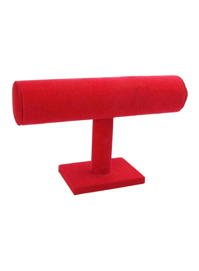 NIBEMINENT T-Bar Velvet Bracelet Bangle Watch Jewelry Organizer - Image 1