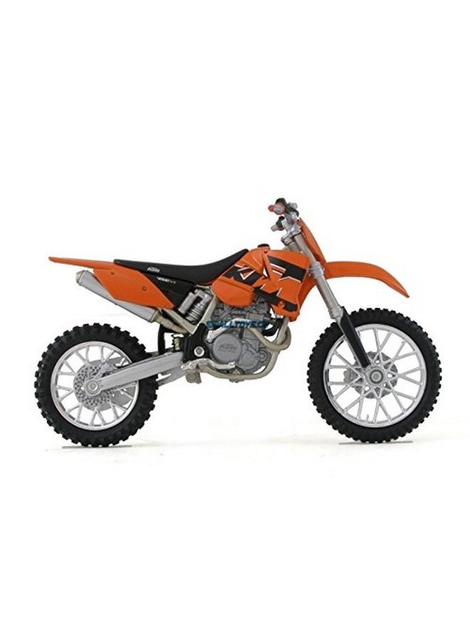Welly Welly Die Cast Motorcycle Orange KTM 450 SX Racing, 1:18 Scale for Unisex Adult  - Image 2