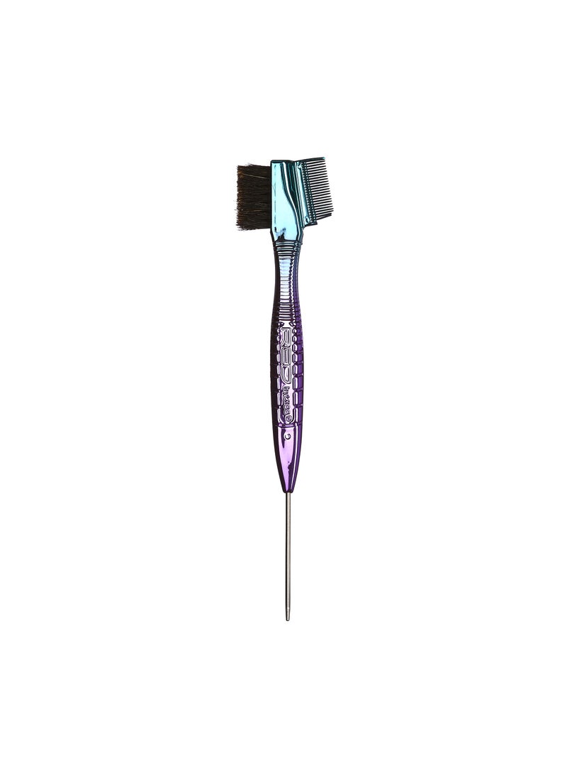 Red by Kiss - RED by Kiss Chrome Edge Brush Bacteria Free Sterilized Boar Bristles Hair Styling Brush Comb - Image 1