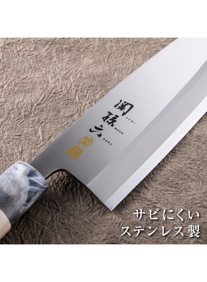 Kai Corporation KAI AK5063 Deba Knife Seki Magoroku Ginju, Stainless Steel, 6.5 inches (165 mm), Made in Japan - Image 2