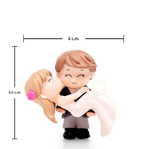iDream Resin Couple Showpiece – Romantic Birthday Gift for Boyfriend/Girlfriend, Elegant Decorative Figurine for Love and Special Occasions (White) - Image 2
