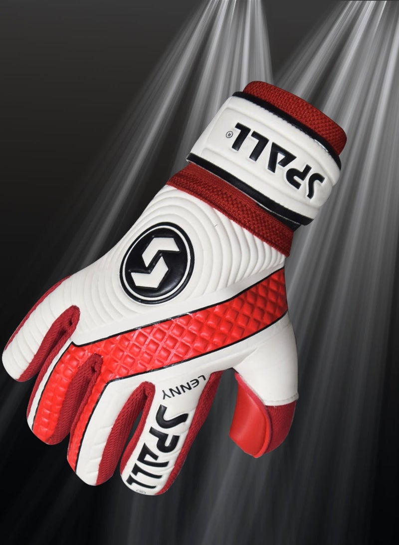 سبال قفازات حارس المرمى قوية قبضة اليد مع دعم المعصم حماية قفازات كرة القدم للشباب والكبار الرجال والنساء - Image 2