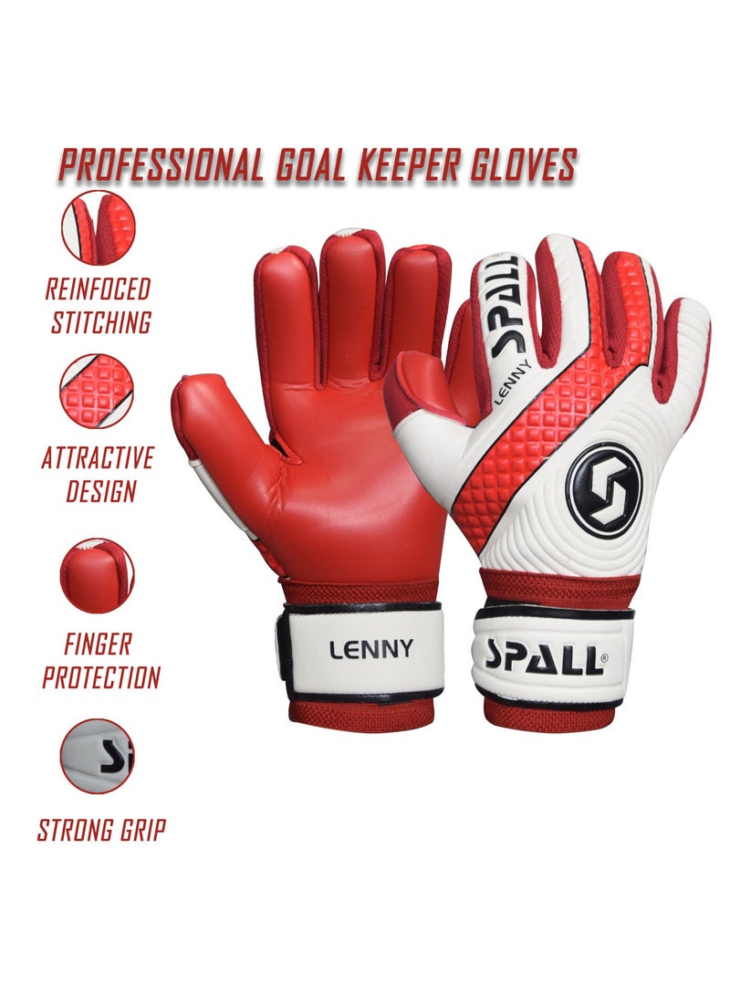 سبال قفازات حارس المرمى قوية قبضة اليد مع دعم المعصم حماية قفازات كرة القدم للشباب والكبار الرجال والنساء - Image 3