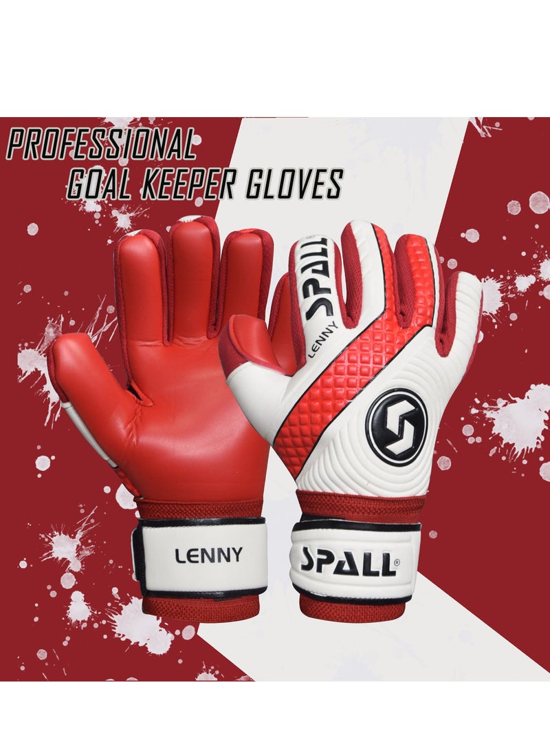 سبال قفازات حارس المرمى قوية قبضة اليد مع دعم المعصم حماية قفازات كرة القدم للشباب والكبار الرجال والنساء - Image 4