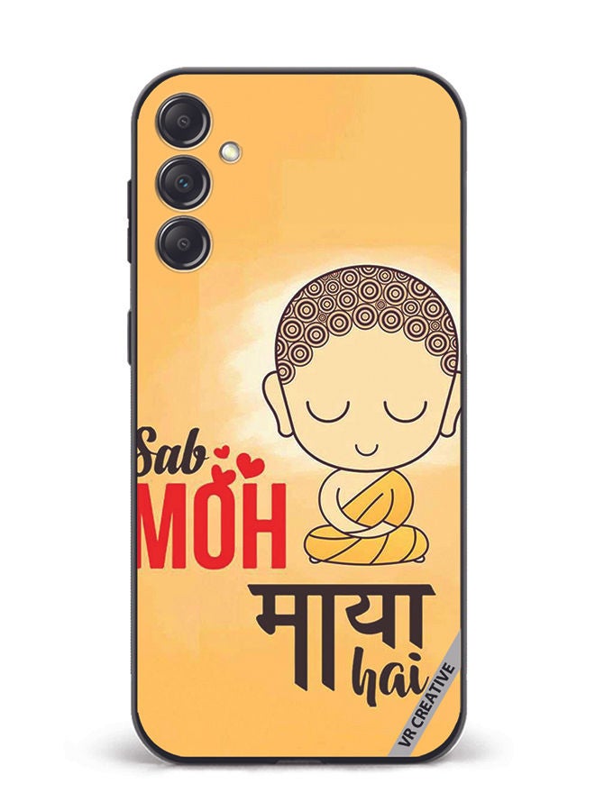 VR CREATIVE Protective Case Cover For Samsung Galaxy M54 Sab Moh Maya Hai Design Multicolour - Image 1
