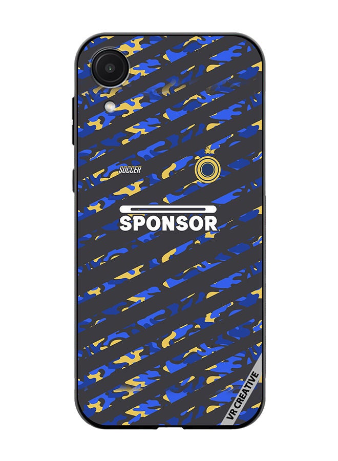 VR CREATIVE Protective Case Cover For Samsung Galaxy A03 Core Soccer Jersey Design  Multicolour - Image 1