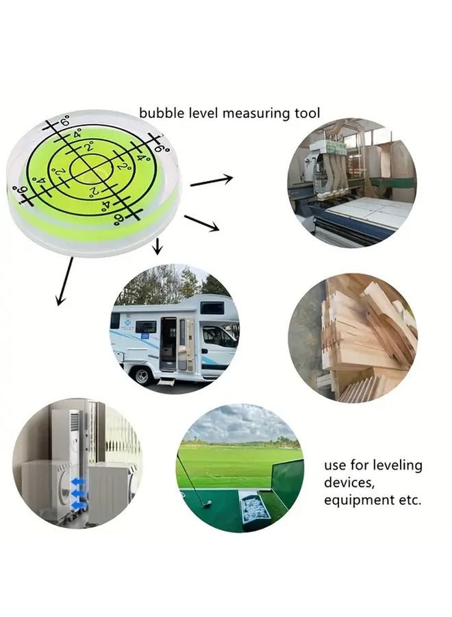 3pcs Acrylic Bubble Level Set Portable Precision Tool for Tripods Photography - Image 5