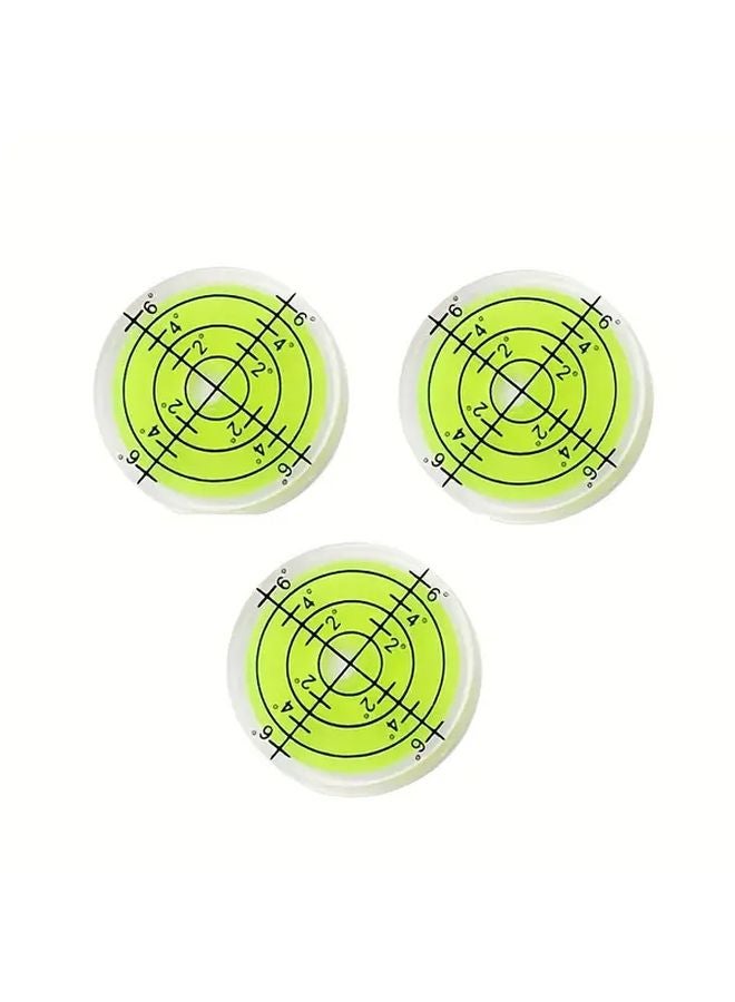 3pcs Acrylic Bubble Level Set Portable Precision Tool for Tripods Photography - Image 1