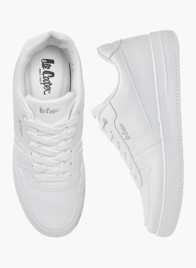 Lee Cooper - Mens Logo Detail Lace-Up Sneakers - Image 1