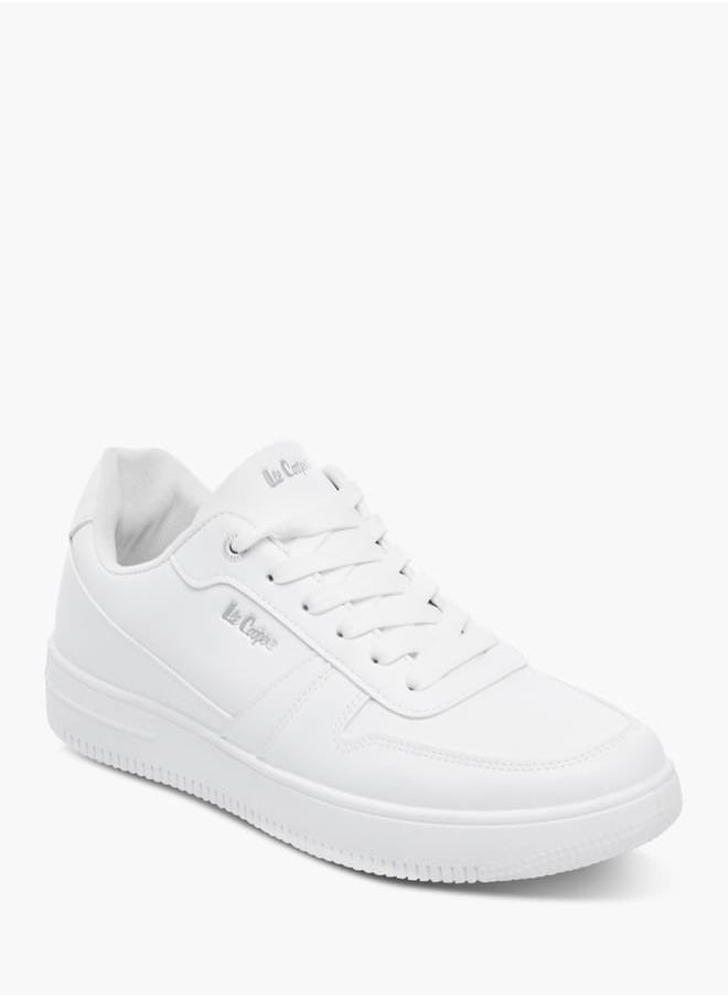 Lee Cooper - Mens Logo Detail Lace-Up Sneakers - Image 1