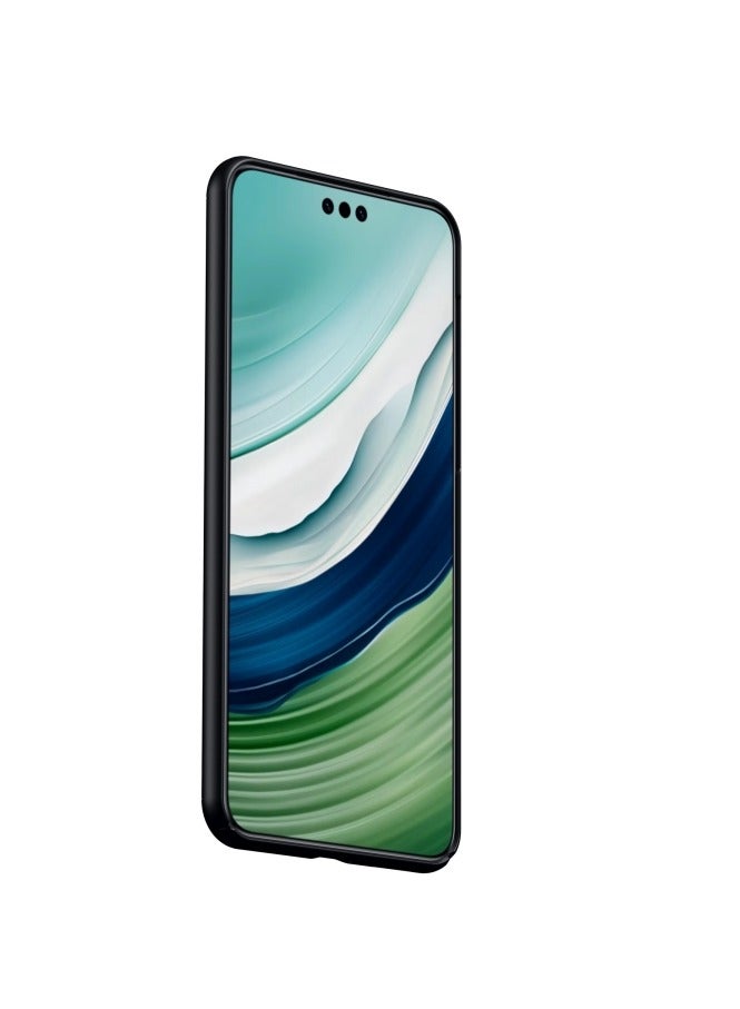 SULADA For Huawei Mate 40 RS Porsche Design SULADA Plain Leather + PC Shockproof Phone Case(Black) - Image 3