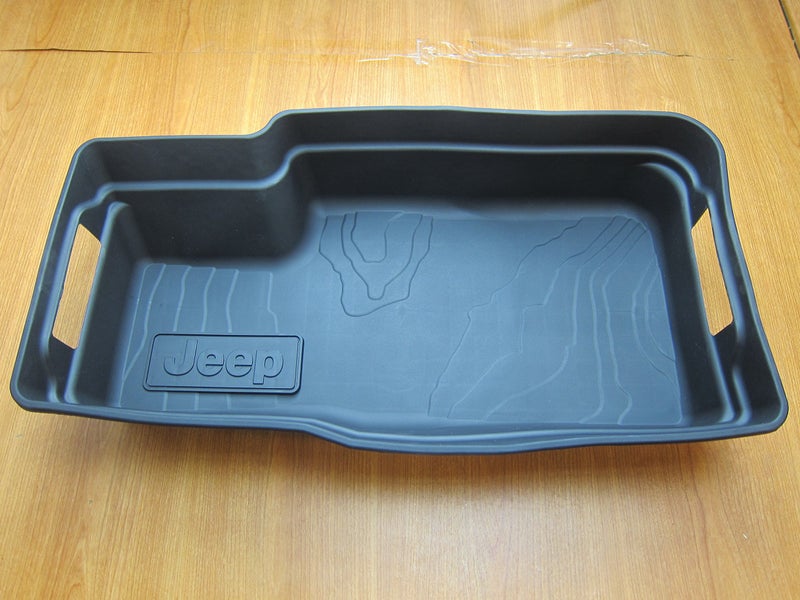 Mopar Jeep Wrangler JL Cargo Area Tray Tub Liner with Jeep Logo OEM - Image 1