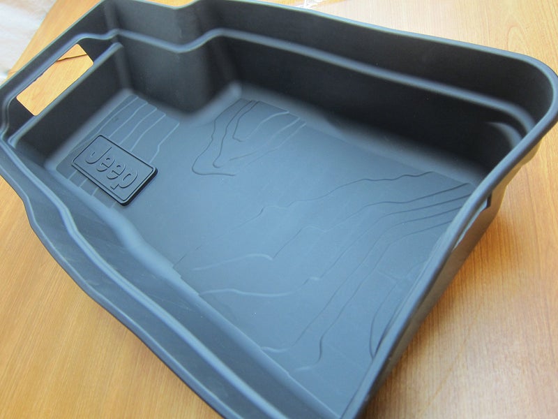 Mopar Jeep Wrangler JL Cargo Area Tray Tub Liner with Jeep Logo OEM - Image 4