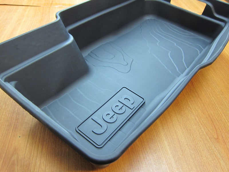 Mopar Jeep Wrangler JL Cargo Area Tray Tub Liner with Jeep Logo OEM - Image 3