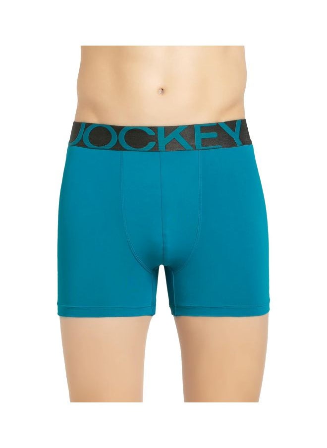 JOCKEY - Jockey Men Cotton Trunks Pack of 1 IC28 105 Ocean Depth Large Ocean Depth Blue L - Image 1