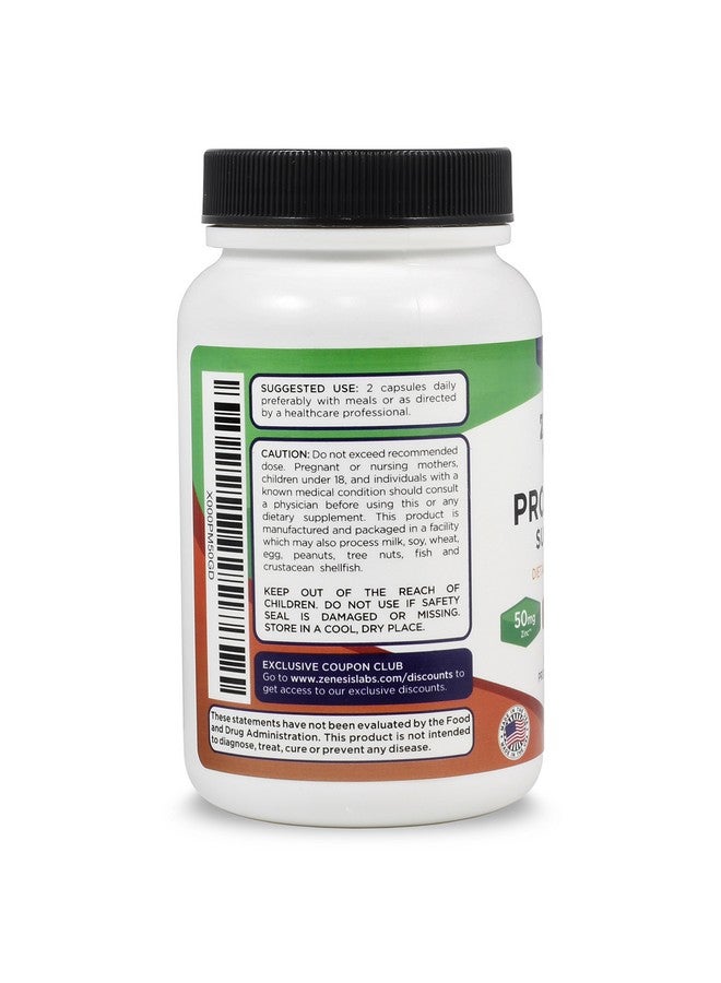 Zenesis Labs زينيسيس لابز صحة البروستاتا مع ساو بالميتو - 90 كبسولة - أيضًا مع زنك، نحاس، بذور اليقطين، جذر الأرقطيون، أحماض أمينية، ومكونات أخرى - إمداد لمدة 45 يومًا - Image 3