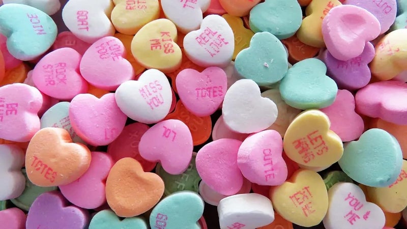 By The Cup Small Conversation Hearts 1 Pound Bag - Assorted Flavors - Image 3