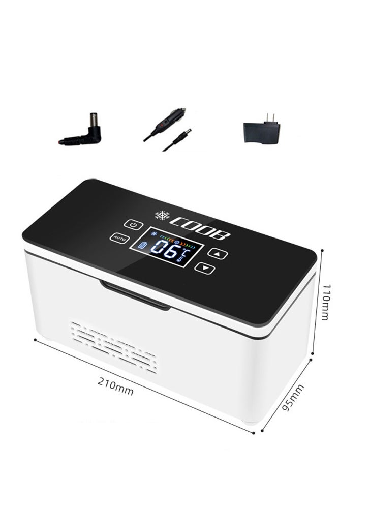 Hihonor - Insulin Fridge,Portable Mini fridge with Temperature Control,Constant Temperature Cold 2-18℃,3 Injection Pens Rechargeable Cooler Box for Car,Travel,Home - Image 1