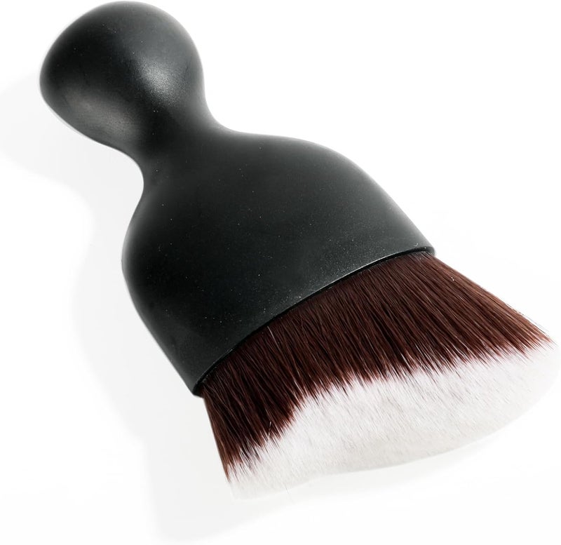 AOCISKA Car Interior Detailing Brush,Soft Bristle Cleaning Brush Car Detailing Brush Dusting Brush,Car Interior Cleaning Tool,Auto Detail Brush Car Dash Duster Brush (Brown&White), QXS002 UV resistant - Image 1