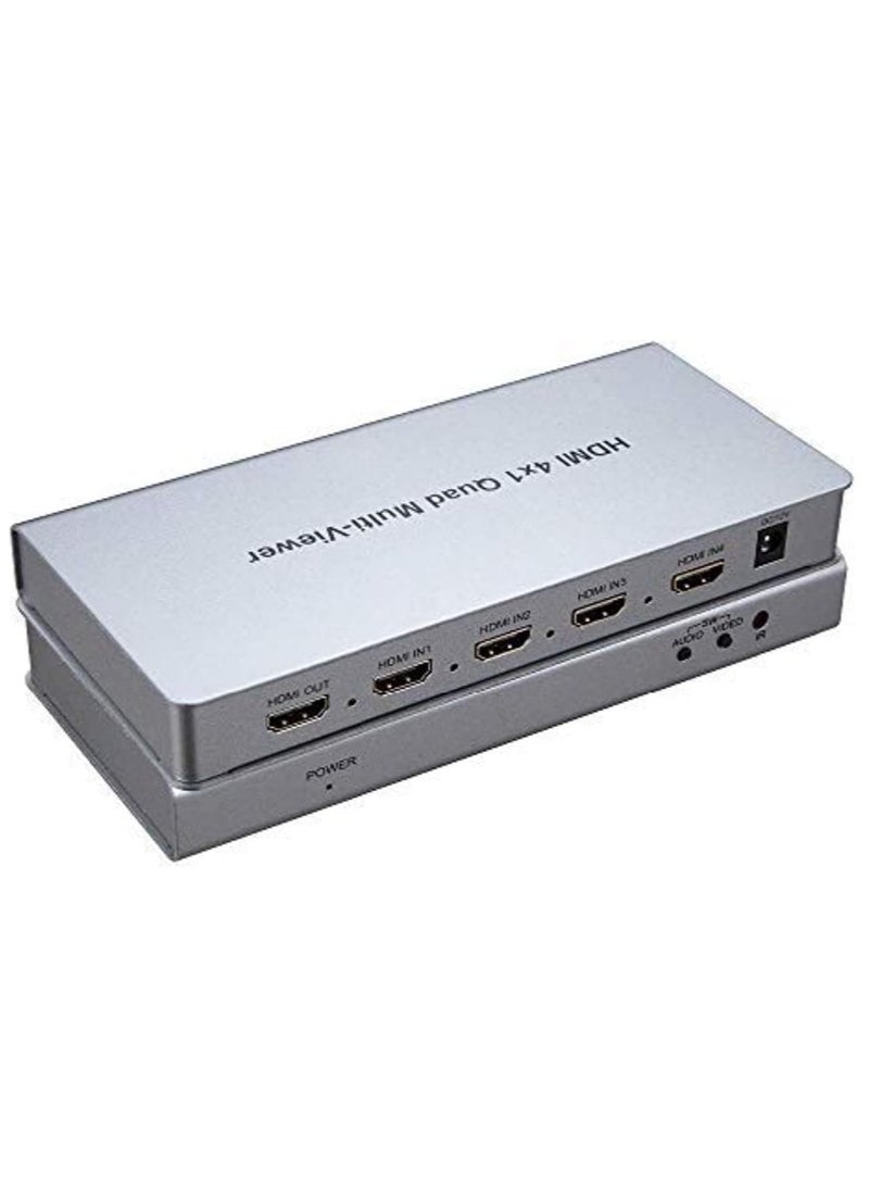 Generic - Tobo 4X1 HDMI Multi-viewer HDMI Quad Screen Real Time Multiviewer with HDMI Seamless Switcher Function Full 1080P&3D Support 5 Modes for PS3/PC/STB/DVD (4X1 HDMI Multi-viewer)(TD-427H-05) - Image 1