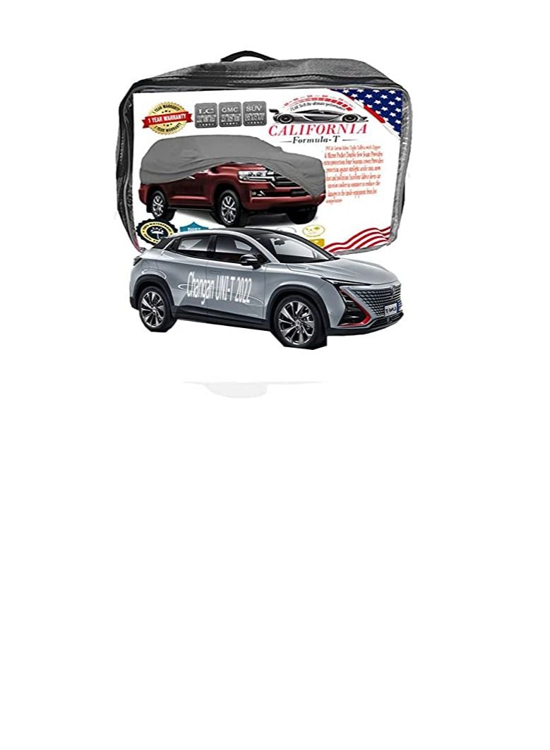 California formula-T California Car body Cover Windproof  Scratch Resistant Coer with Working Gloves UNI-T 2022 (Changan UNI-T 2022) 