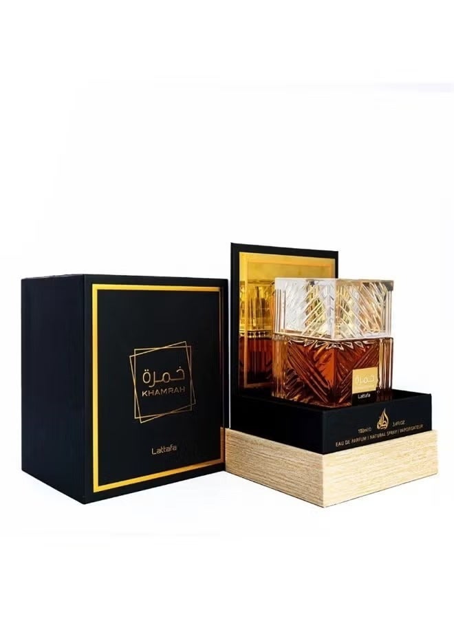 Lattafa عطر خمرة للجنسين من لطافة 100 مل - Image 2